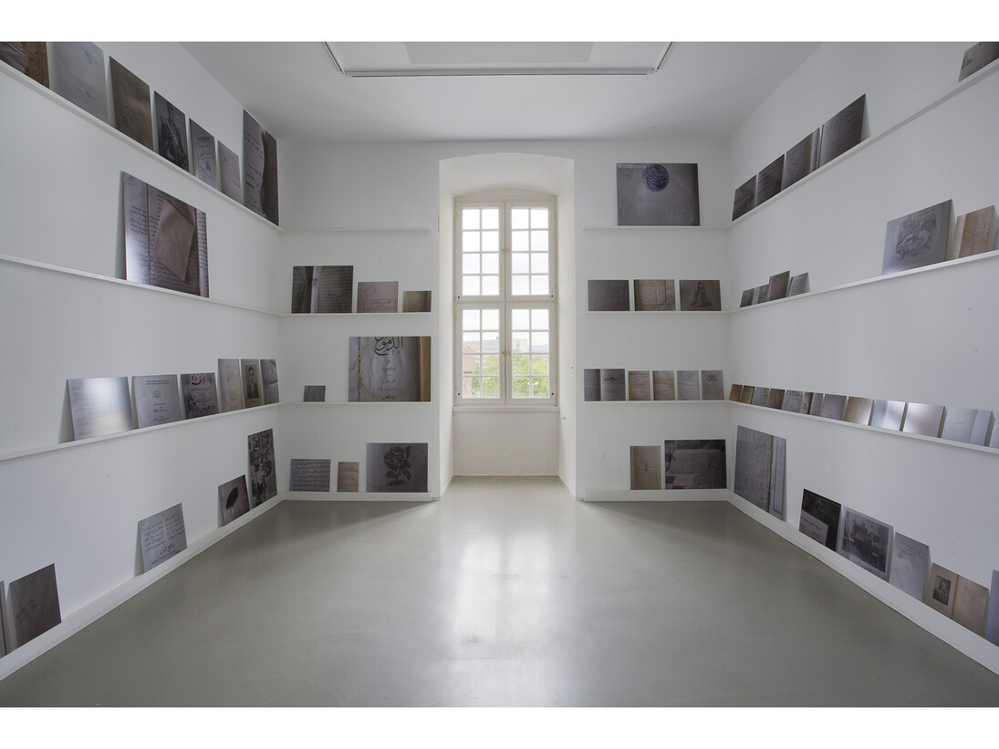 Emily Jacir, ex libris, 2010-2012, Installation, public project and book, Commissioned and produced by dOCUMENTA (13) with the support of Alexander and Bonin, New York and Alberto Peola Arte Contemporanea, Torino. Photo: Roman März