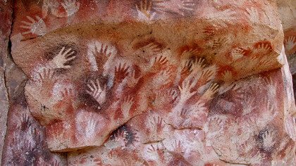 “Cuevas de las Manos”, sobre el río Pinturas, en la provincia de Santa Cruz, Argentina