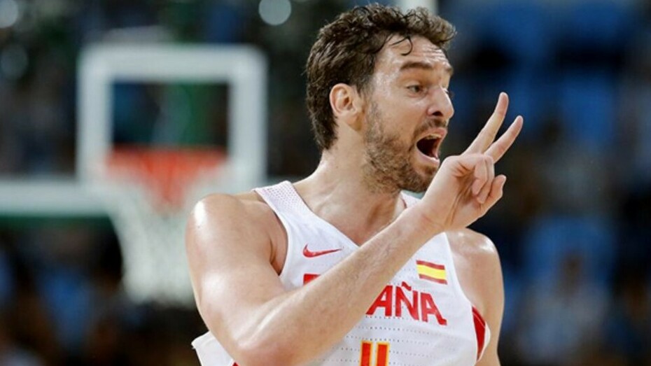 Pau Gasol durante la primera fase del torneo de baloncesto en los Juegos Olímpicos de Río 2016