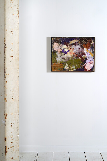 Tom Robinson, Waiting Creatures, 2023, olio su pannello, 46x58, Messum's, London