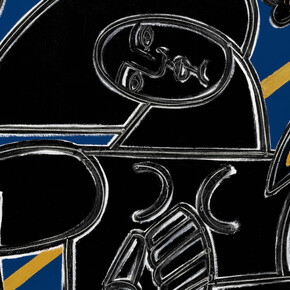 America Martin, Dance in the soft golden wind I (detail). Courtesy of JoAnne Artman Gallery 