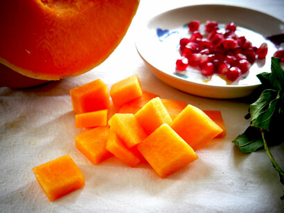 Zucca e melograno