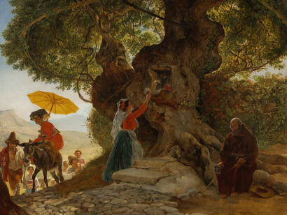 Karl Bryullov, At the bogoroditsky oak, 1835. Courtesy of New Tretyakov Gallery