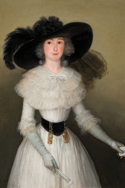 Francisco de Goya, María Ramona de Barbachano, c. 1787-1788. Cortesía del Museo de Bellas Artes de Bilbao