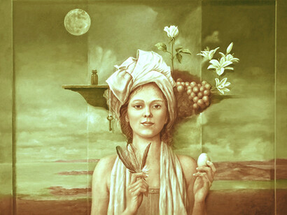 Hechizo de luna llena (detalle), 2015