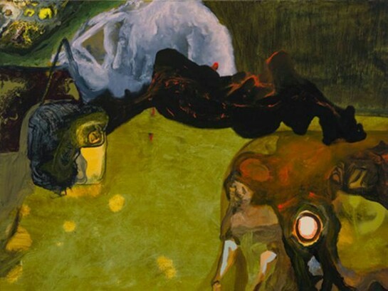 Jorge Queiroz, Untitled, 2014, Oil and acrylic on canvas, 75 x 100 cm, 29 1/2 x 39 1/3 in