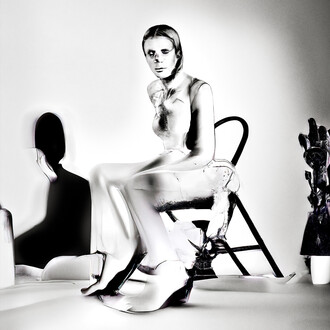 Jennifer Greenburg, Dvora, 2023, archival pigment print on Epson hot press bright, 31x31 inch image on 35x35 inch sheet, edition: 2+2AP,  © Jennifer Greenburg. Courtesy of Klompching Gallery