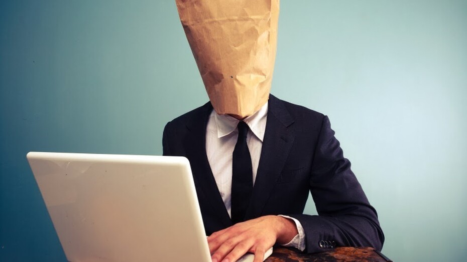Internauta tratando de preservar su anonimato
