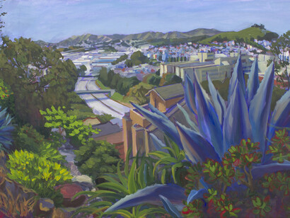 Claire Lau - Agave Overlooking Highway