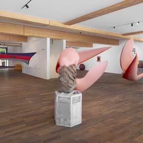 Varios artistas, Heavy hitters, vista de exhibición. Cortesía de la Galería Travesía Cuatro