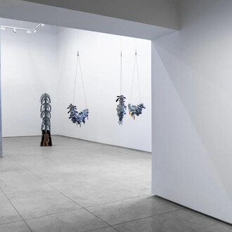 Jessica Boubetra, Steel genetics, exhibition view. Courtesy of Selma Feriani Gallery