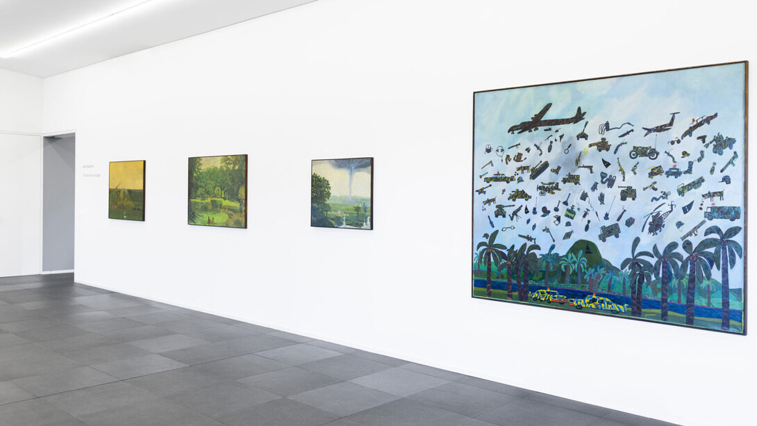 José Gamarra, The jungle theater, exhibition view. Courtesy of Xippas Gallery