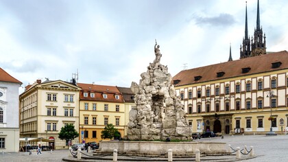 Zelný trh (tedesco: Kraut Markt; italiano: “Mercato dei cavoli”) è una piazza e un mercato tradizionale di Brno, Repubblica Ceca. Si trova nel centro storico di Brno su un'area di circa 0,6 ettari (1,5 acri). Al centro della piazza si trova la Fontana del Parnaso, che prende il nome dal monte Parnaso, una grande fontana barocca creata nel 1690-1695. Ha una pianta a stella a sei punte ed è decorata con molte figure allegoriche e animali mitici