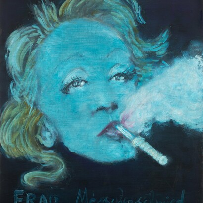 Keine Notwendigkeit für Schmetterlingen (deatil),
2023,
Huile sur toile
90
×
80
cm. ©
Courtesy Templon, Paris
–
Brussels
–
New York / Laurent Edeline