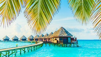 Turquoise waters and scattered islands define the breathtaking beauty of the Maldives