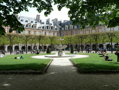 I giardini del Marais, a Parigi