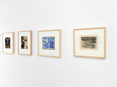 Various artists, Morphism. Drawings and prints from the Pán-Mezei collection, exhibition view. Courtesy of Kisterem Gallery