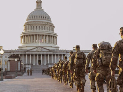 After the attempted siege of the U.S. Capitol on January 6, 2021, military forces, including soldiers from various Army National Guard units,  mobilized to support security operations in Washington