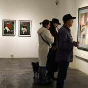 Carlos Granada ’75 –’78, reflejos de una violencia oficial, vista de exhibición. Cortesía de Espacio El Dorado