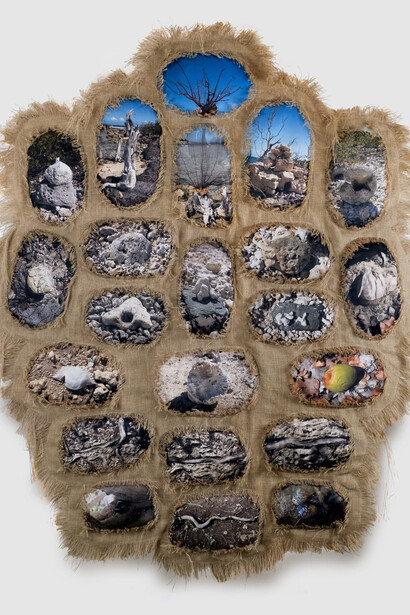 Julián Chams, Colección #6 (Cielo y rocas, Vieques), 2023. Courtesy of Koslov Larsen