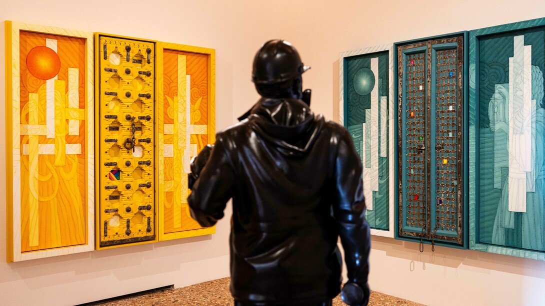 Ahmet Güneştekin, Sessizlik/Silenzio/Silence, vista della mostra. Cortesia di Palazzo Gradenigo