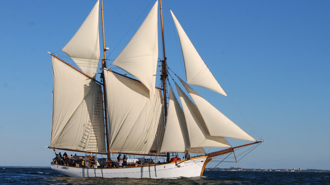 The ship. Picture: Meeting the Odyssey
