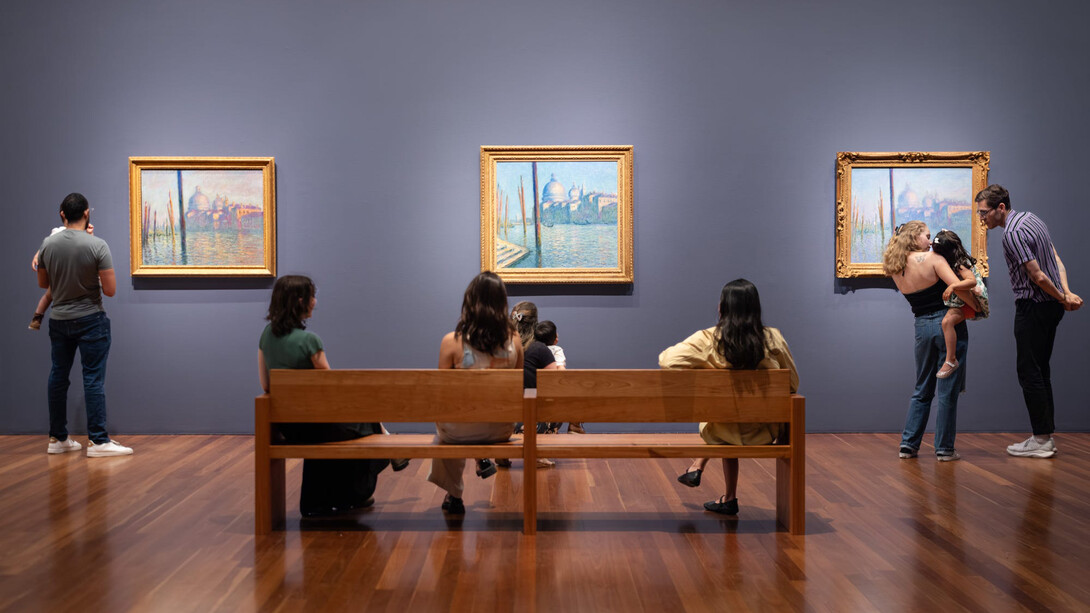 Monet and Venice, exhibition view. Courtesy of De Young Museum