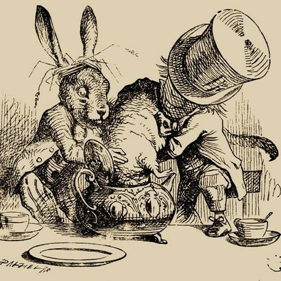 The Hatter and the Hare by John Tenniel