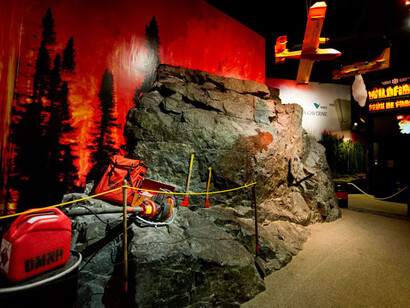 Wildfires! A Firefighting Adventure in 3D. Courtesy of Science Nord