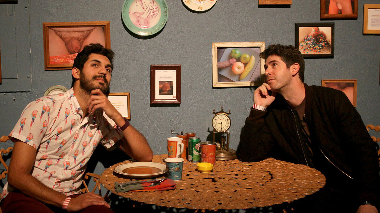 I Didn't ask for this: A lifetime of dick pics. Courtesy of Think Tank Gallery