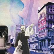 Yours Truly, Montréal multimedia show. Courtesy of Pointe-à-Callière