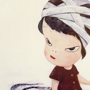 Yoshitomo Nara, In the deepest puddle II, 1995. Courtesy of Guggenheim Museum Bilbao