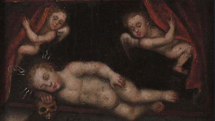 Anónimo, Premonición de la pasión, s. XVIII. Cortesía del Museo Pedro de Osma