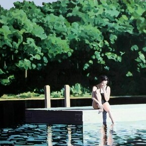 Gary E. Koeppel, The Moment, Oil on Linen, 30" x 38"