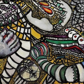 Fahrelnissa Zeid Struggle Against the Abstract 1947 Istanbul Museum of Modern Art (Istanbul, Turkey) © Estate of Fahrelnissa Zeid, 1901-1991 (Amman, Jordan)