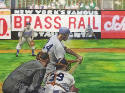 Roberto Clemente, copy 2, courtesy of Margie Lawrence Fine Art