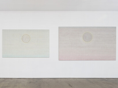 Matthew Weinstein, The setting sun is beautiful because of all it makes us lose, exhibition view. Courtesy of Tibor de Nagy Gallery