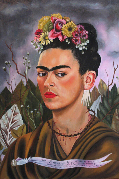 Frida Kahlo, Self Portrait Dedicated To Dr Eloesser, 1940