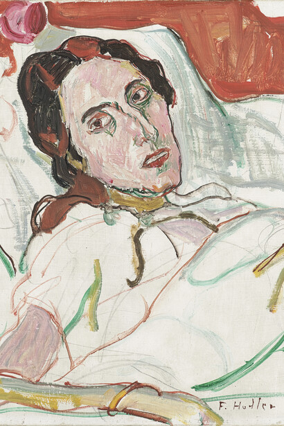Ferdinand Hodler, La malade, 1914. Mit freundlicher Genehmigung der Fondation Beyeler 