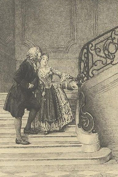 In the captivating narrative of "The Confessions of J.-J. Rousseau," the enthralling relationship between Jean-Jacques and Mlle de Boufflers was vividly portrayed through Aldus' masterful illustrations