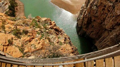 Vista desde el Caminito del Rey