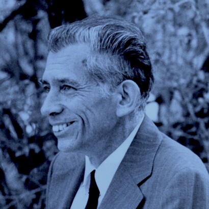 Rafael Lucas en la inauguración del Jardín Lankester, en 1973