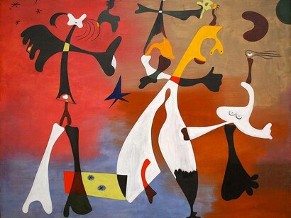 Joan Miró (1893-1983), Personages with Star (1933), Art Institute of Chicago, US