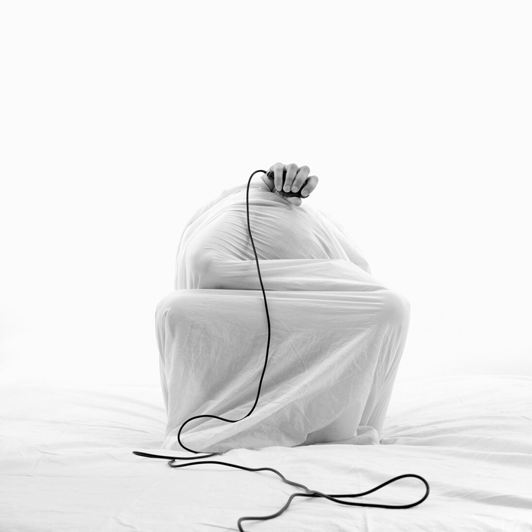Mouna Karray, Noir #1, 2013, inkjet print on baryta paper, 128 x 128 cm, Copyright the Artist, Courtesy Tyburn Gallery