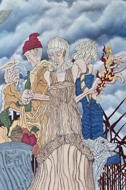 Ray Carney, Hecate (detail). Courtesy of Bitfactory Galler