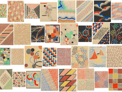 Sonia Delaunay-Terk, Suite of Forty Pochoirs, ca. 1930  