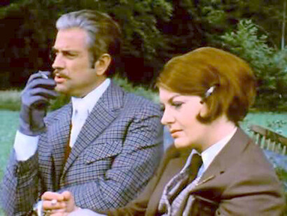 Georges Descrières in una scena di "Arsène Lupin"