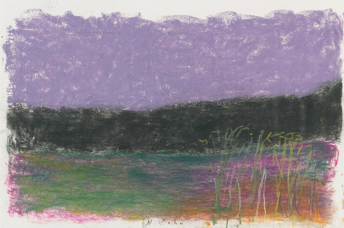 
Wolf Kahn,
Near Edge of Woods, 2015 
Pastel on paper 
15 x 22 inches
