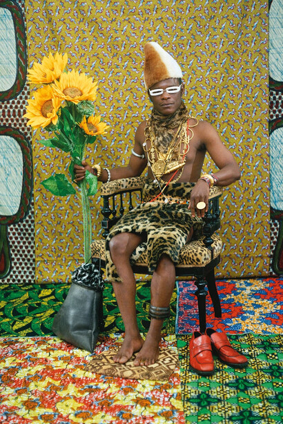 Samuel Fosso, The chief: he who sold Africa to the colonists, 2008. Courtesy of the Art Institute of Chicago
