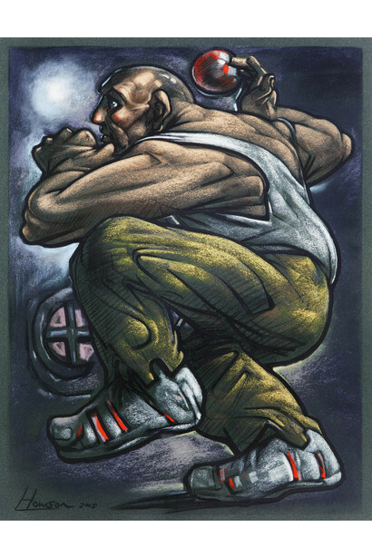 Pendere V, 2015 © Peter Howson, Courtesy of Flowers Gallery, London and New York